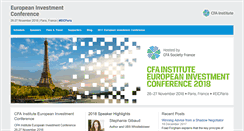 Desktop Screenshot of eic.cfainstitute.org