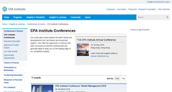 Desktop Screenshot of apic.cfainstitute.org